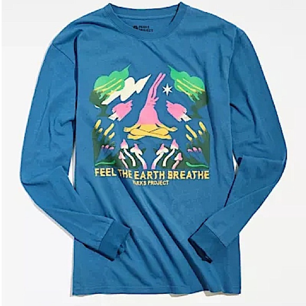 Parks Project UO Exclusive Feel The Earth Levitating Long Sleeve Tee